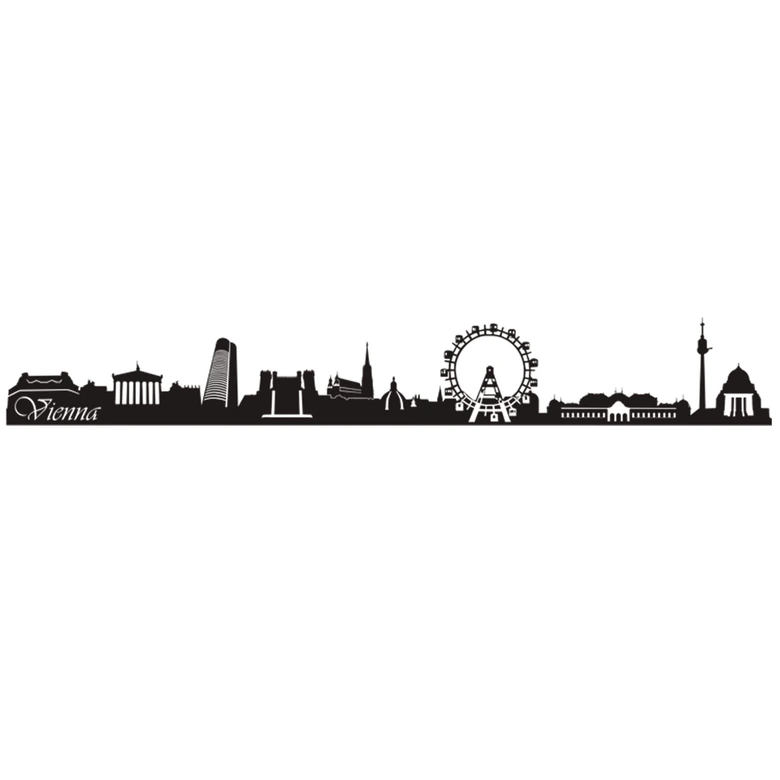 Wandtattoo Vienna Skyline 
