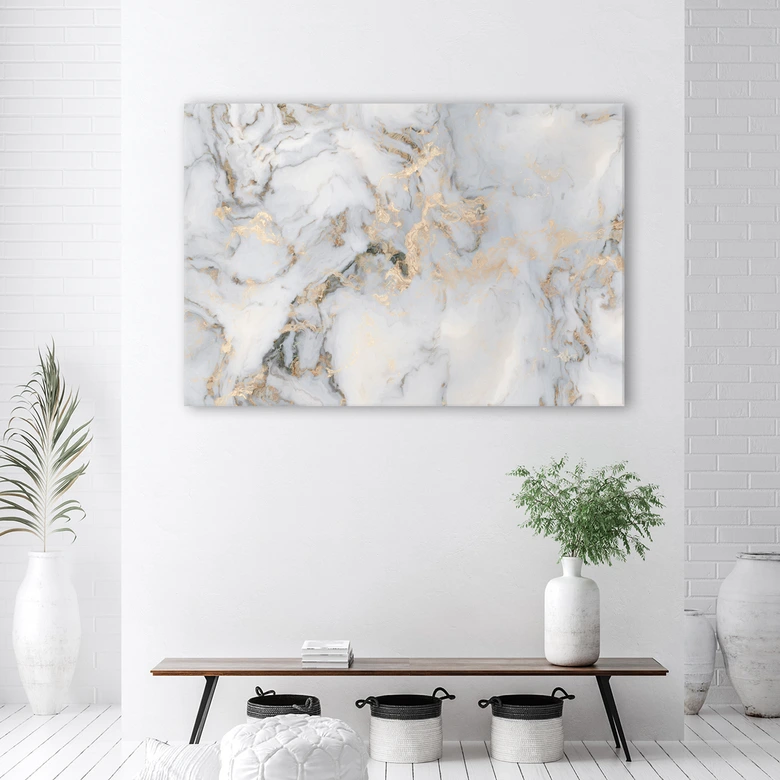 Canvasbillede, Marmor tekstur abstrakt 