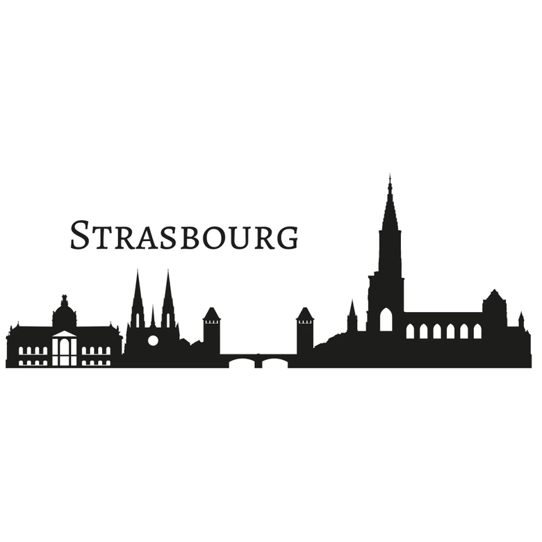 Sticker mural - Strasbourg 