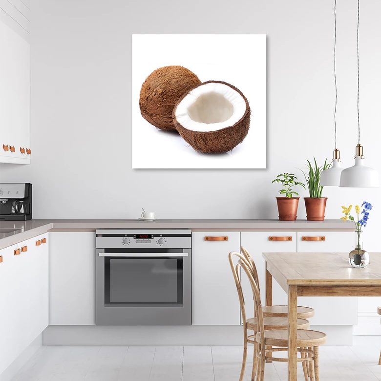 Leinwandbild, Kokosfrucht 