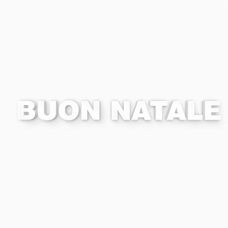 Decoratieletters Buon Natale 