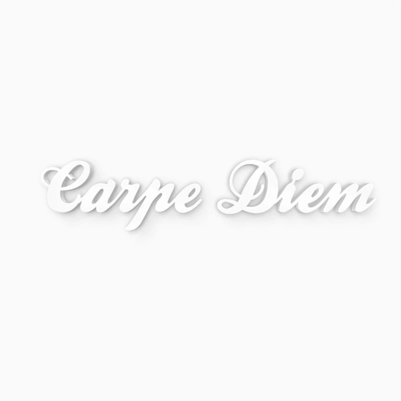 Letras decorativas 3D Carpe Diem 