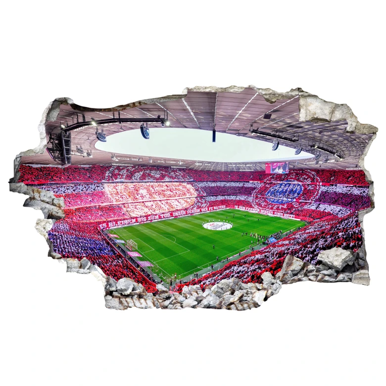 Sticker Mural FC Bayern Stade de Football 