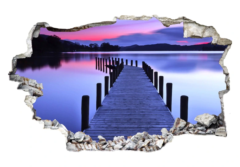 3D Wandtattoo Seepanorama 