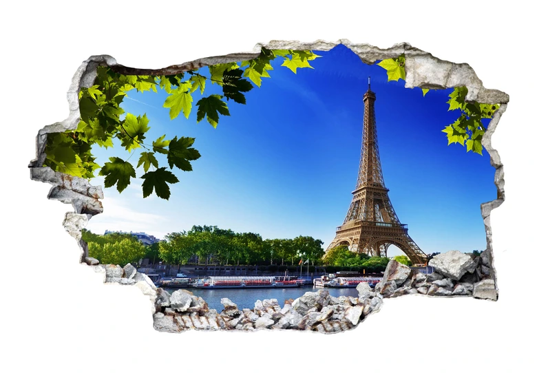 3D Wandtattoo Summer in Paris 