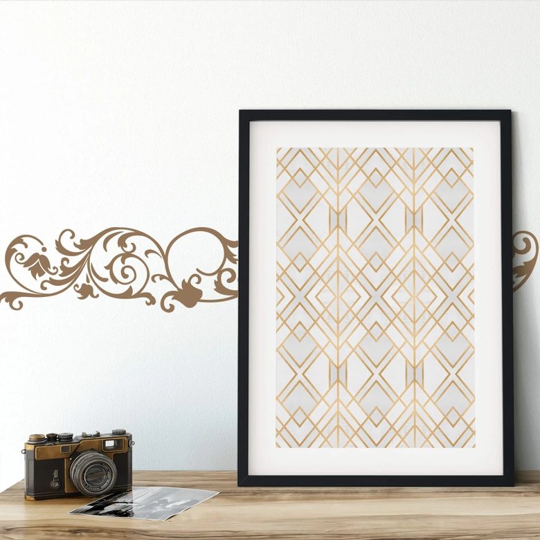 Rose Border Wall sticker 