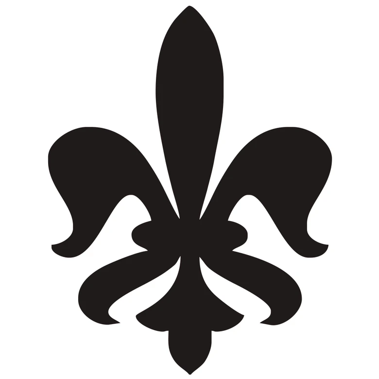 Wandtattoo Lilien-Muster 3 