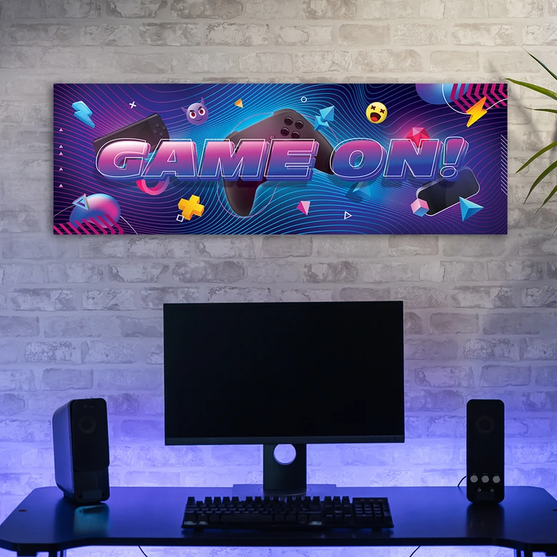 Canvasbillede, spillerabstraktion 