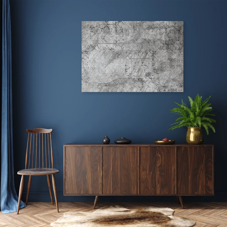 Leinwandbild, Betonoptik Mauer Textur 