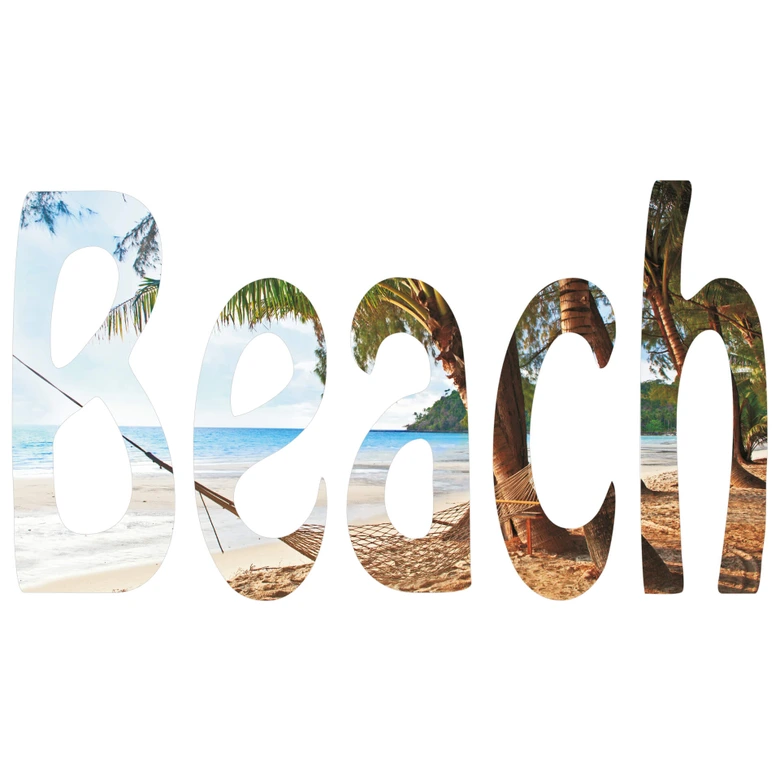 Impression Beach Wall sticker 