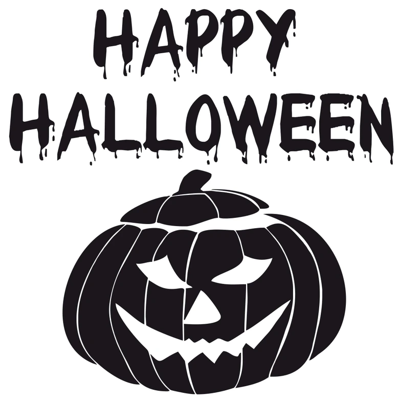 Wandtattoo Happy Halloween 