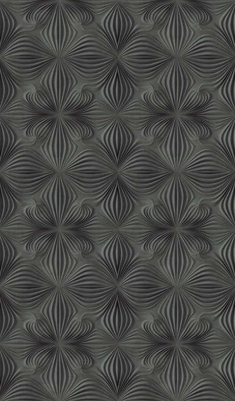 Fototapete in klassischer 3D-Optik Anthrazit ,Grafisch 2,70 x 1,59 m 