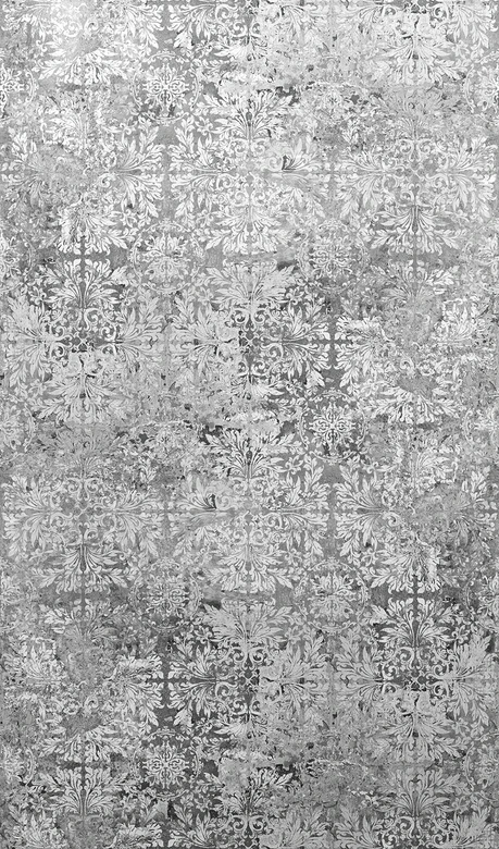 Fototapete in vintage Stil Grau ,Ornamental 2,70 x 1,59 m 