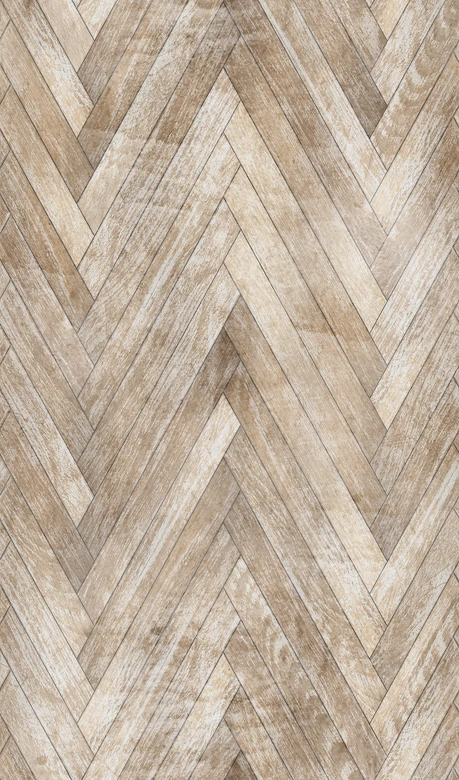 Fototapete in Holz-Fischgrat Muster Braun ,Holzoptik 2,70 x 1,59 m 