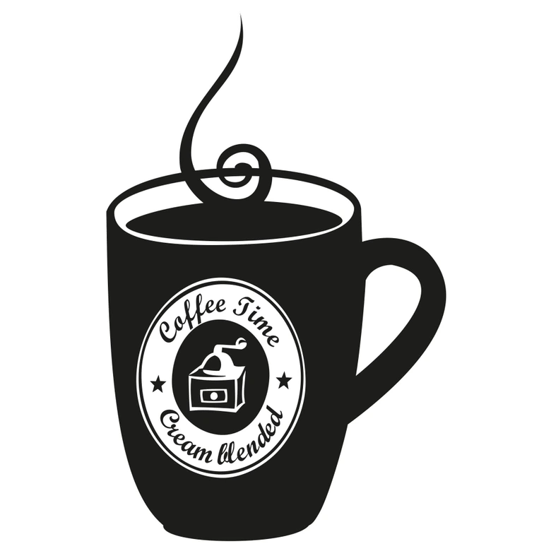 Wandtattoo Coffee Cup 