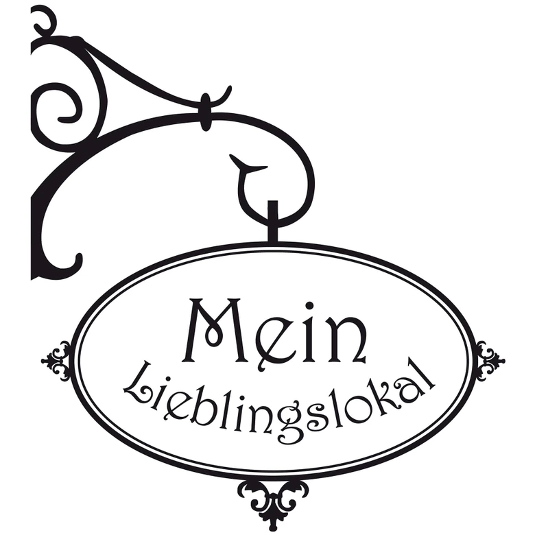 Wandtattoo Mein Lieblingslokal 