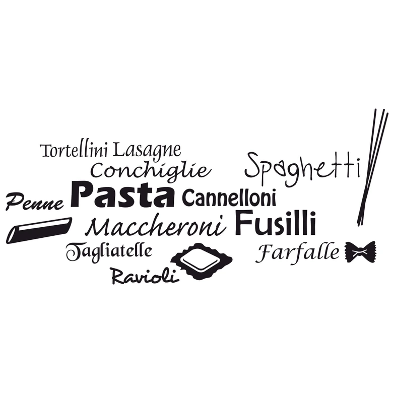 Wandtattoo Pastasorten 