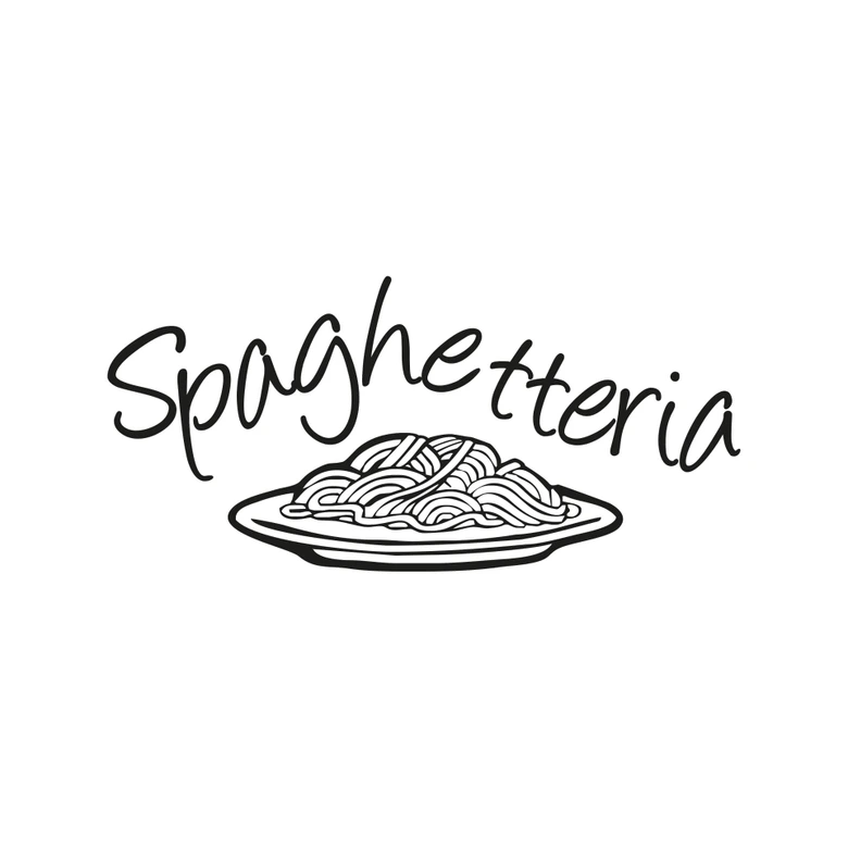 Wandtattoo Spaghetteria Teller 