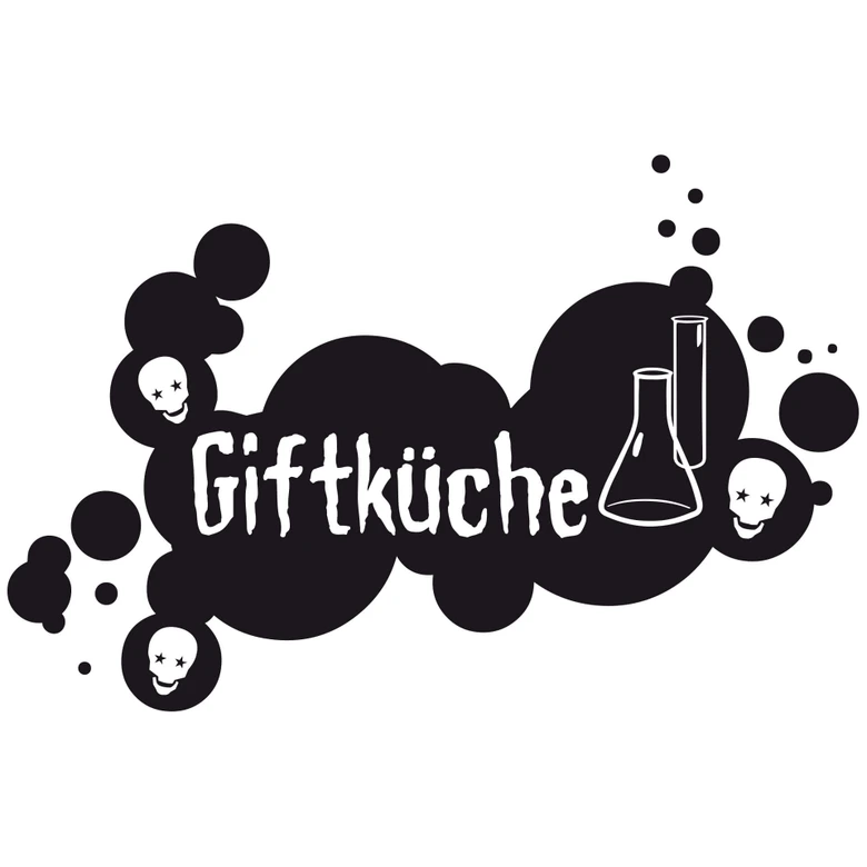 Wandtattoo Giftküche 