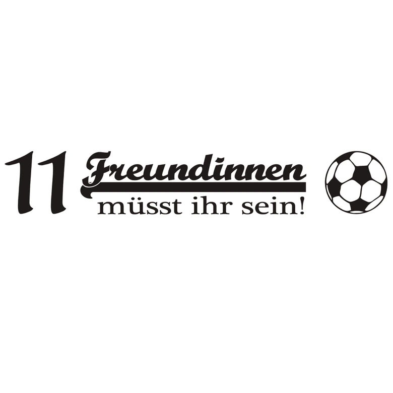 Wandtattoo 11 Freundinnen 