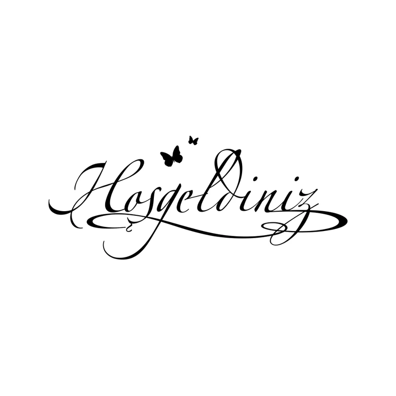 Wandtattoo Hosgeldiniz 