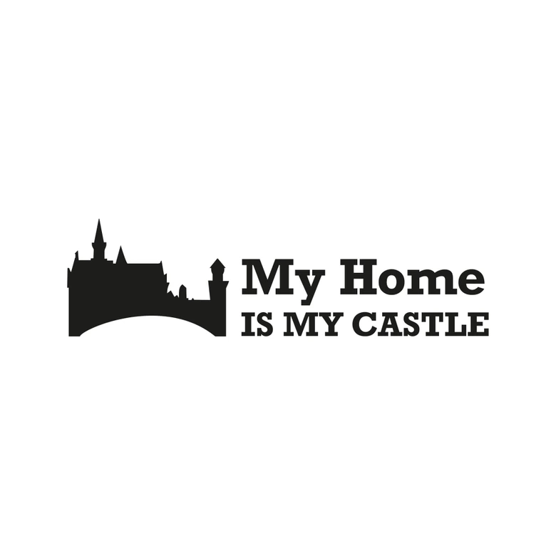 Muursticker My Home is my Castle 2 