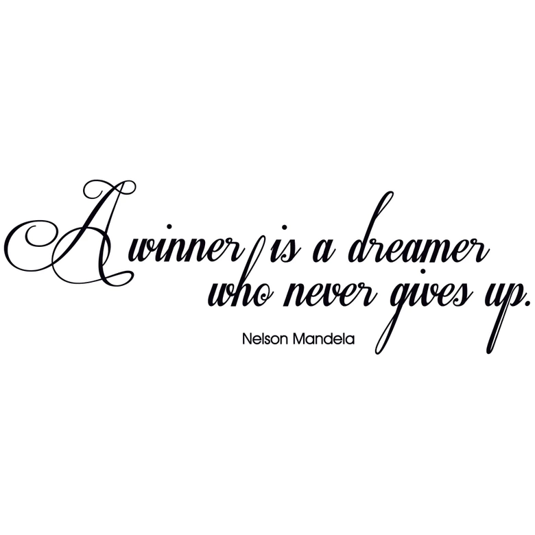 Wandtattoo A winner is a dreamer... 