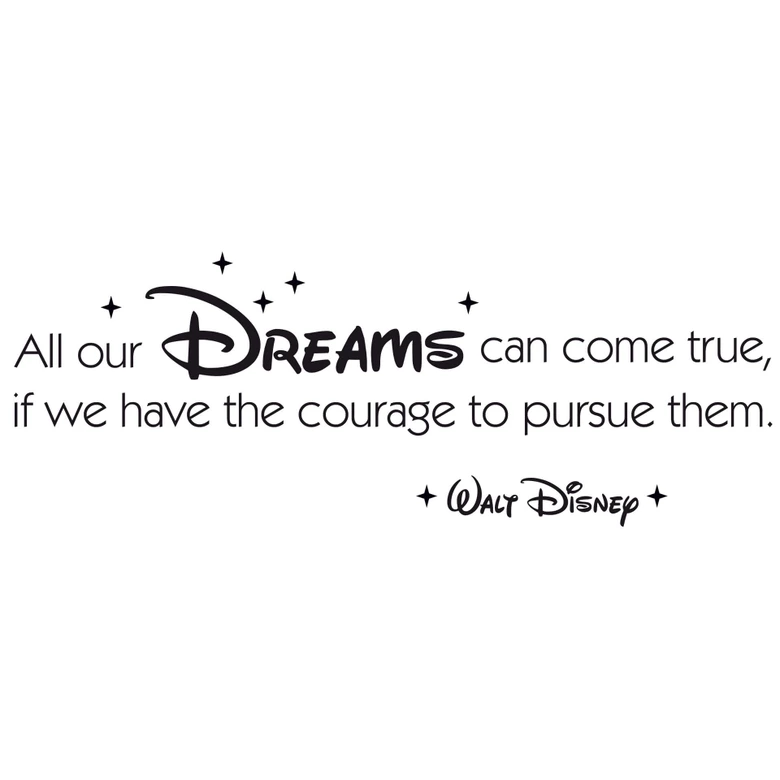 Sticker mural - All our dreams can come true... 