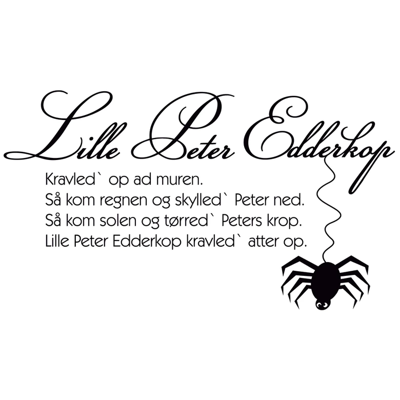 Sticker mural - Lille Peter Edderkop 