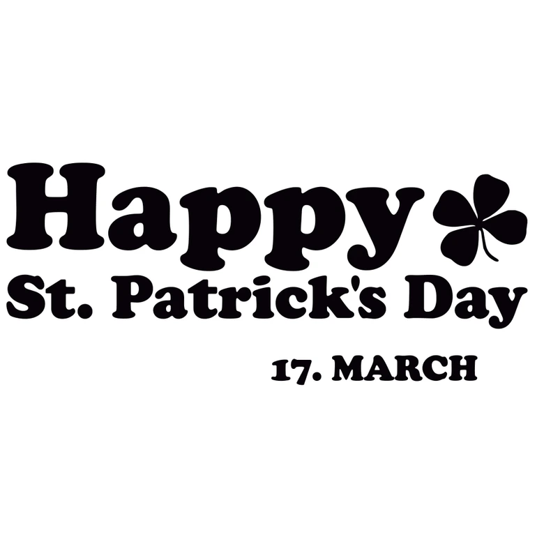 Wandtattoo Happy St. Patrick's Day 