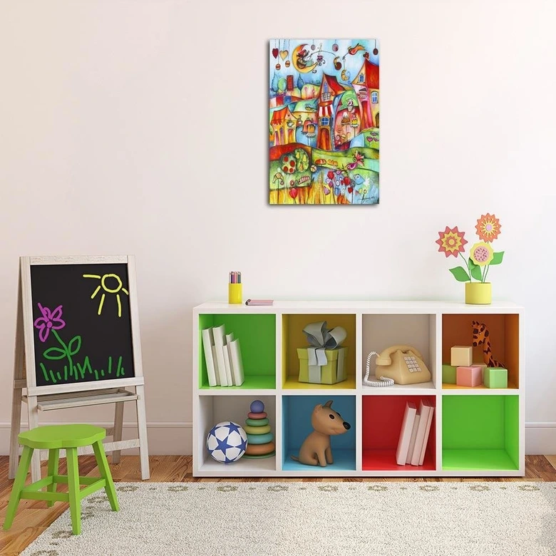 Canvasbillede, Feernes by 