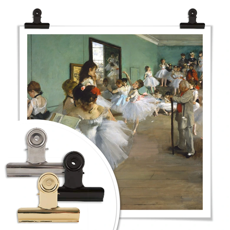 Poster Degas - Die Tanzklasse 