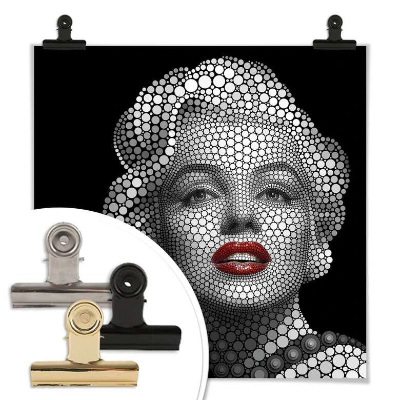 Poster Ben Heine - Circlism: Marilyn Monroe 