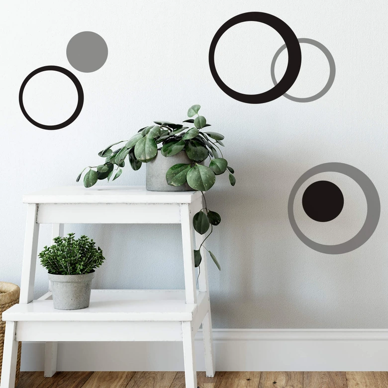 Sticker mural - Set Cercles 
