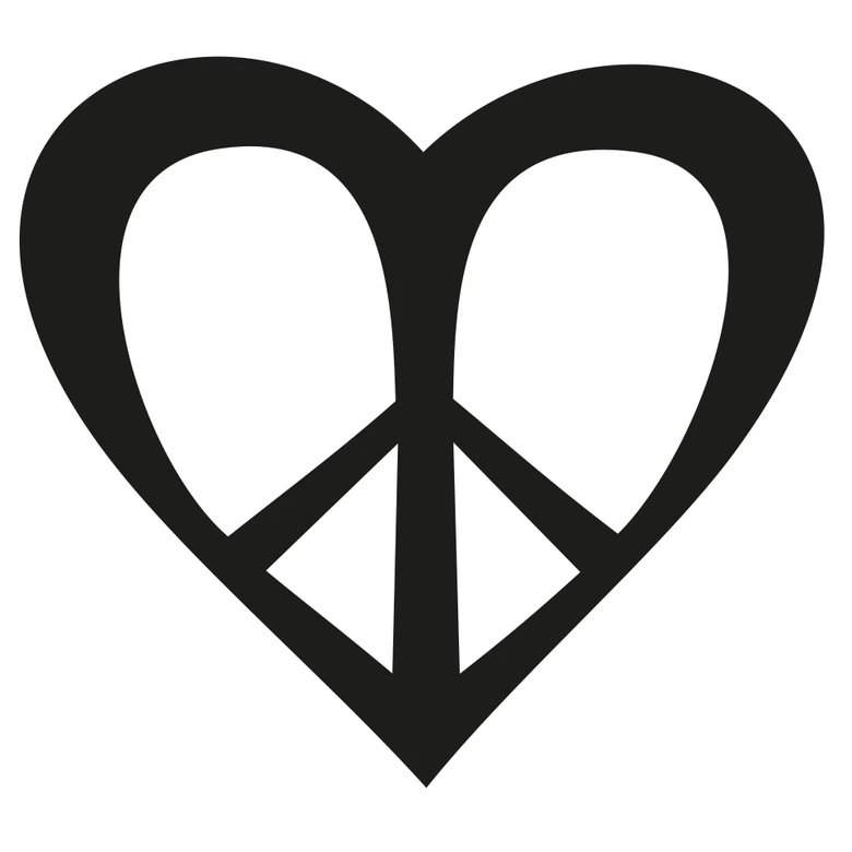 Love n Peace Wall sticker 