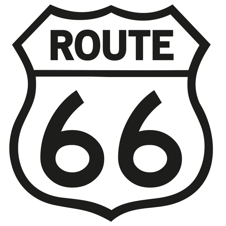 Wandtattoo Route 66 