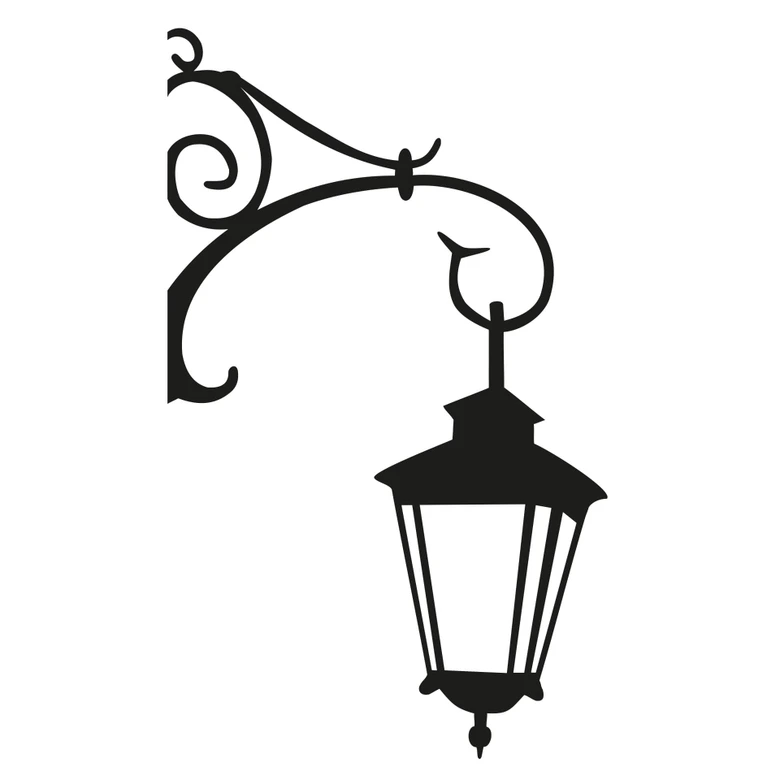 Wandtattoo Wandlaterne 