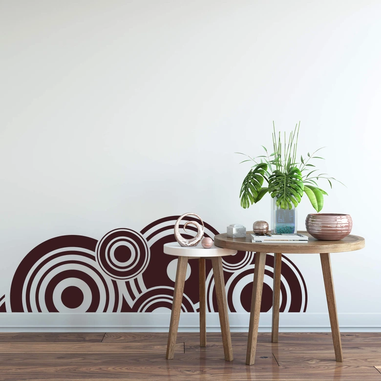 Wandtattoo Retro Bogen 