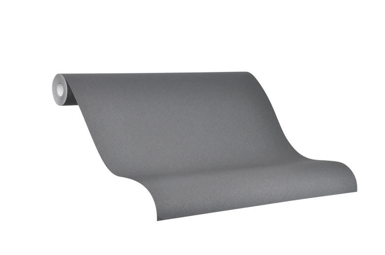 Non-woven wallpaper in high quality textured black plain by Harald Glööckler 