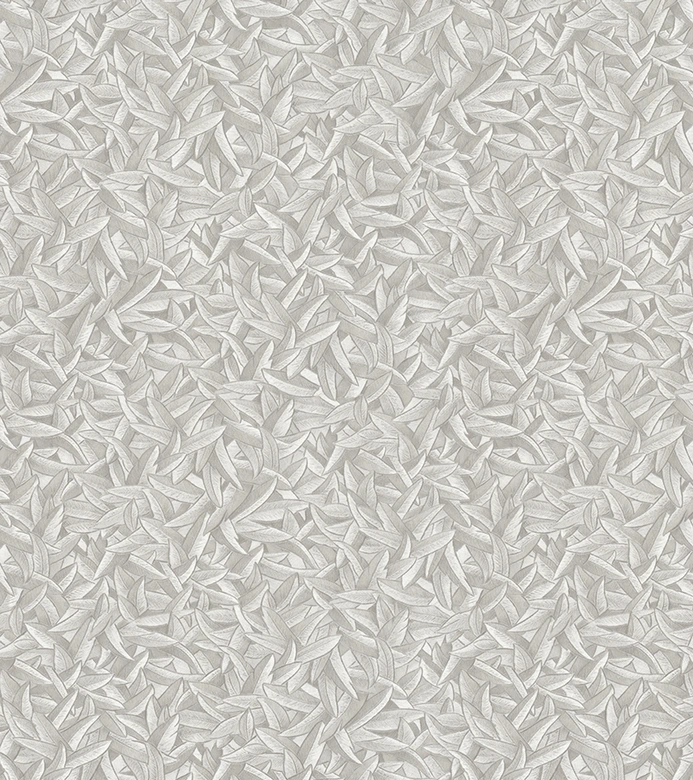 Non-woven wallpaper with shiny leaf motif pearl Floral by Harald Glööckler 
