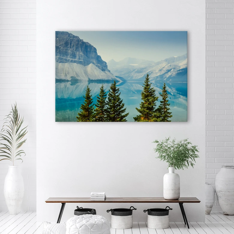 Leinwandbild, Berge See Natur 