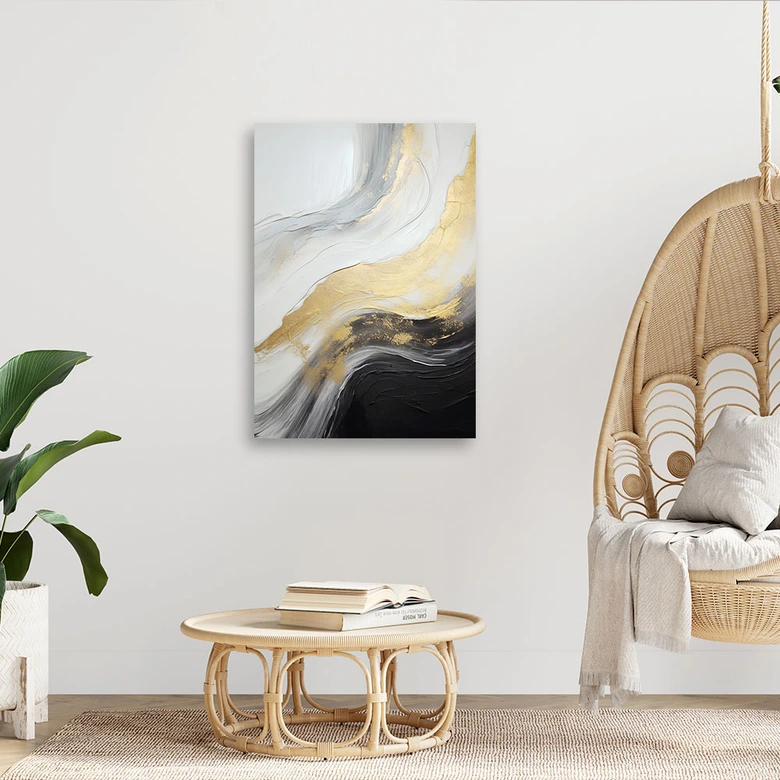 Leinwandbild Abstrakter Marmor 