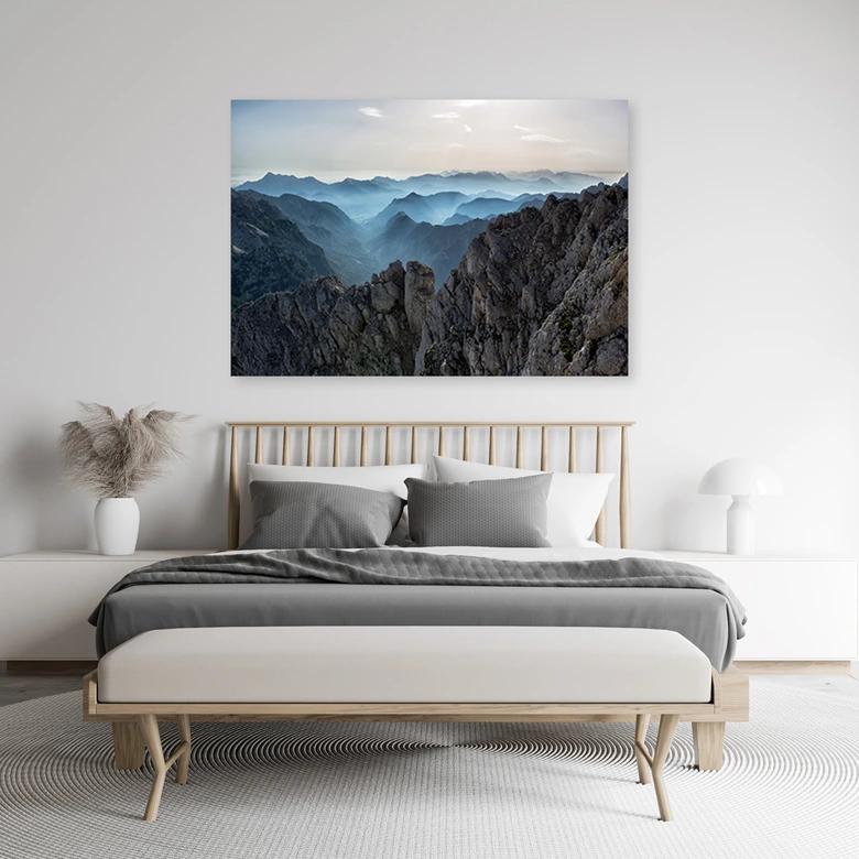 Leinwandbild, Natur Landschaft Gebirge 