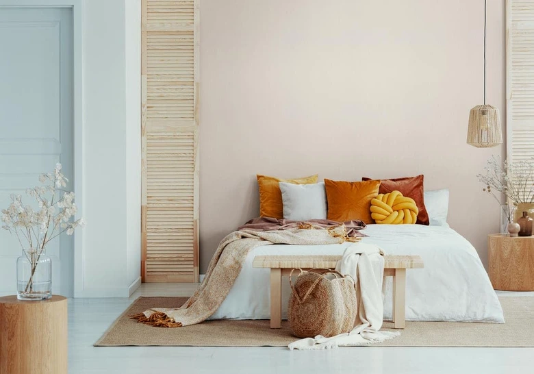 Vliestapete Struktur Modern, Klassisch, Shabby Chic in Rosa-Braun  