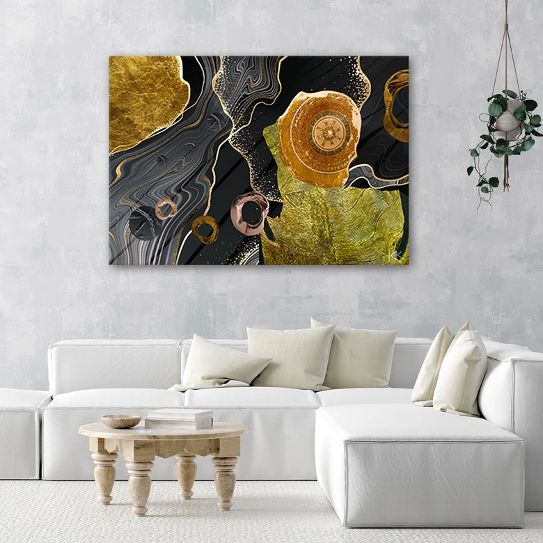Leinwandbild, Marmor Textur Abstrakt 