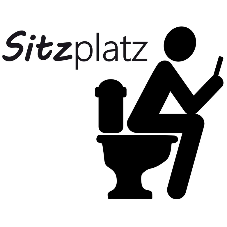Wandtattoo Sitzplatz Männchen 