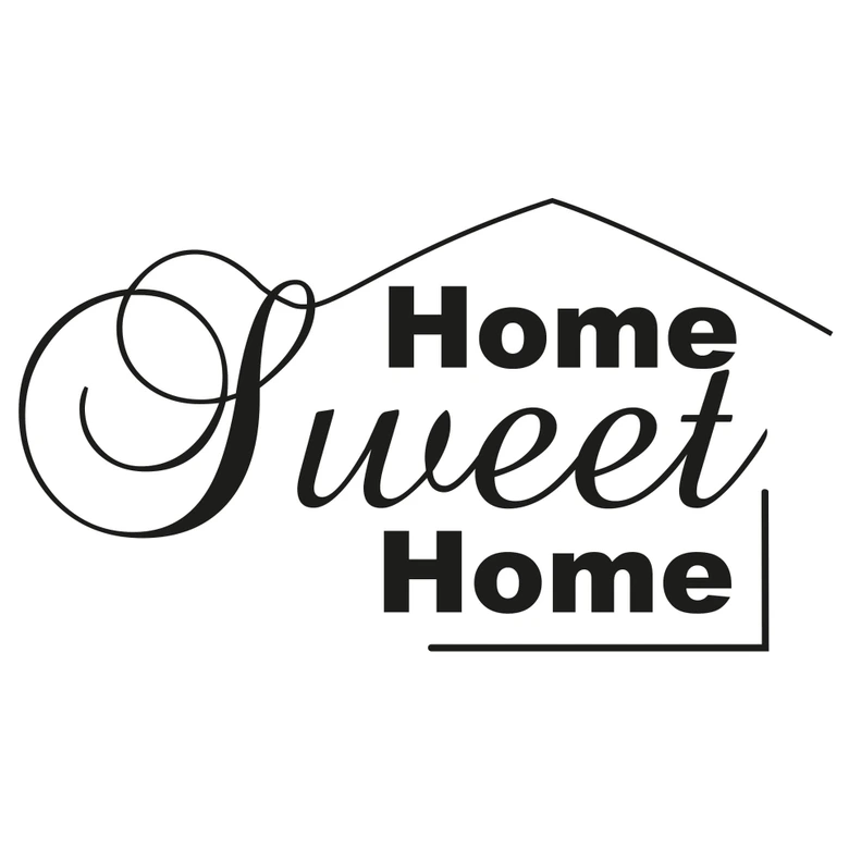 Muursticker Home Sweet Home 8 