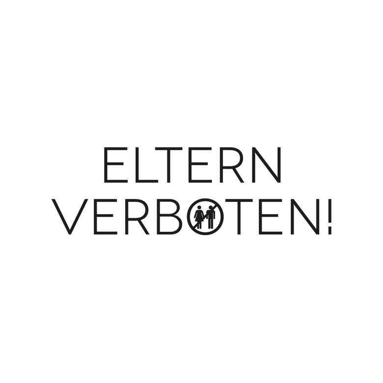 Wandtattoo Eltern verboten 1 