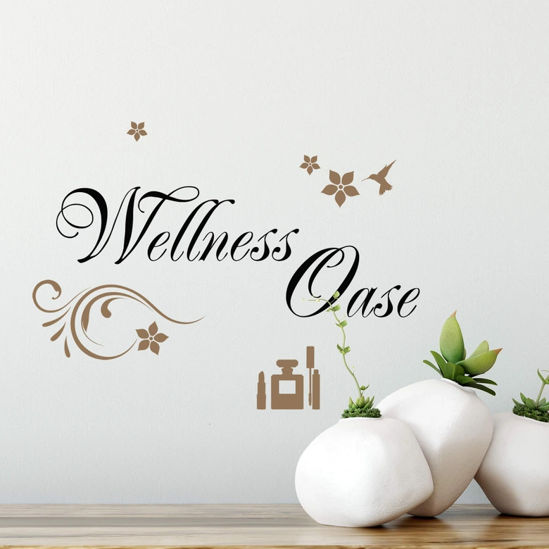 Wandtattoo Wellness Oase 2 (2-farbig) 