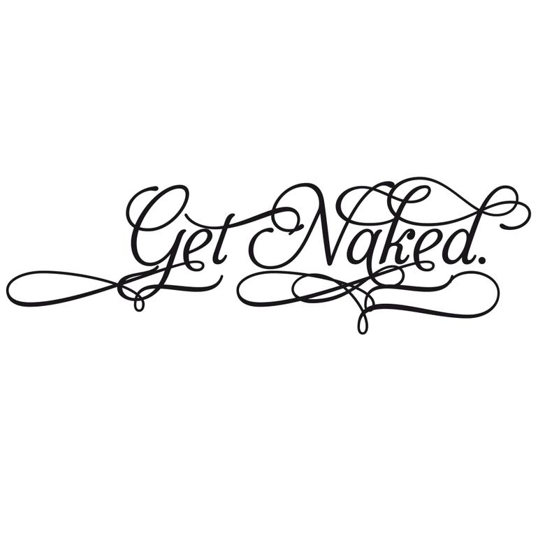Get Naked Wall sticker 